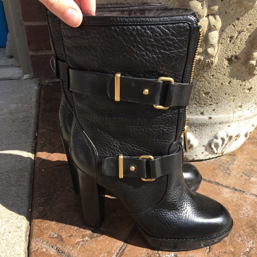 Coach Heeled Boots